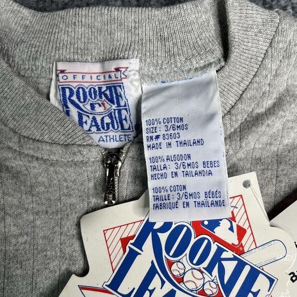 Vintage Minnesota Twins Baby Romper 3-6 Months Cotton Rookie League Sports - Picture 3 of 4